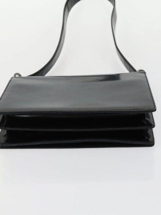 Salvatore Ferragamo Shoulder Bag Nylon Leather 3 Set Black Beige Auth bs31740 - Picture 10 of 16